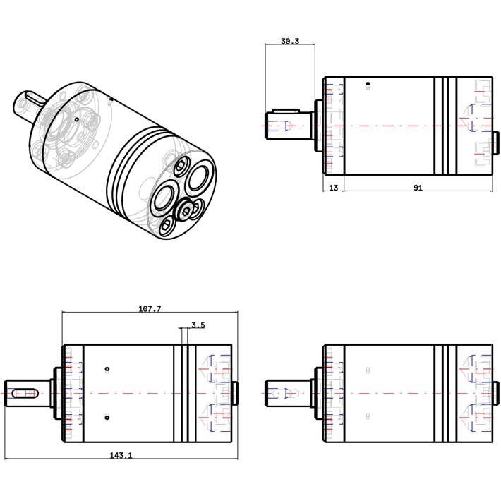 ORBITALNI MOTOR MM8C