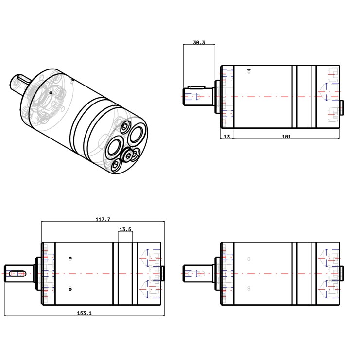 ORBITALNI MOTOR MM32C