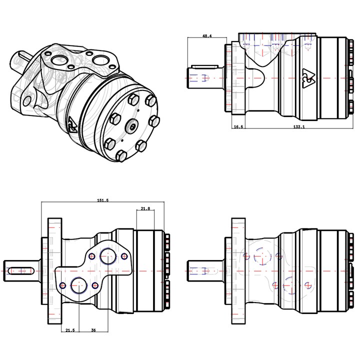 ORBITALNI MOTOR MR125CD