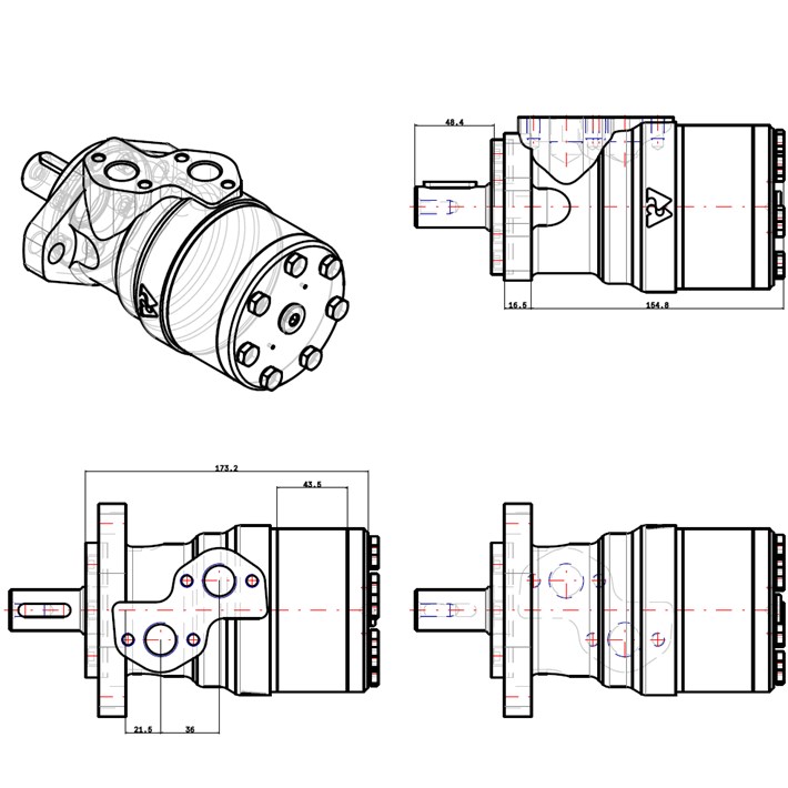 ORBITALNI MOTOR MR250CD