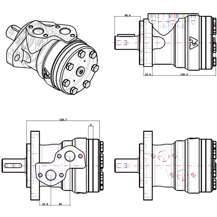 ORBITALNI MOTOR MR50CD