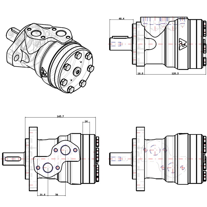 ORBITALNI MOTOR MR80CD