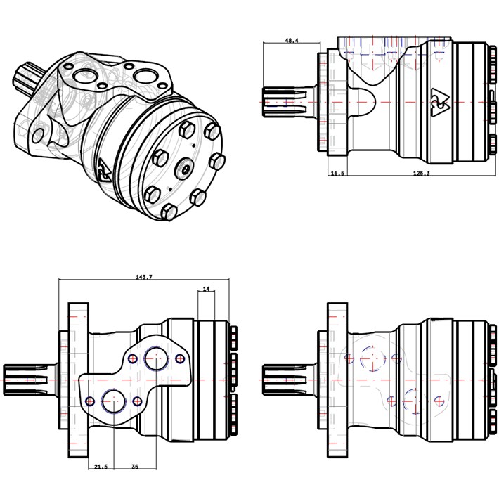 ORBITALNI MOTOR MR80SH