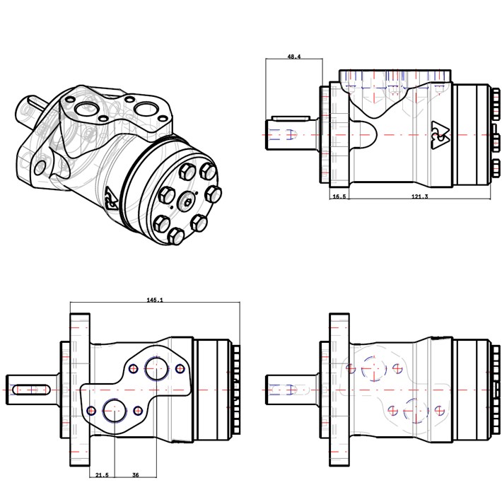 ORBITALNI MOTOR MP125CD